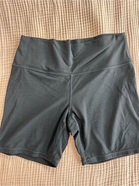 Athleta Black High-Waist Bike Shorts